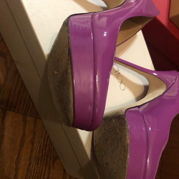 Jimmy Choo 9US Patent Leather Orchid Authentic - Picture 6 of 6